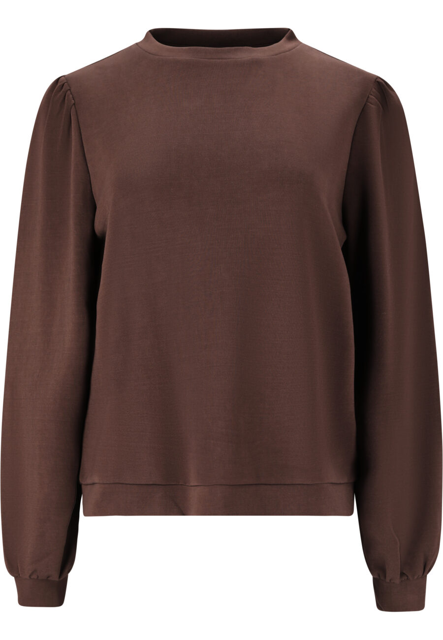 Athlecia Jillnana V2 Balloon Sleeve Sweatshirt, Java - Image 4