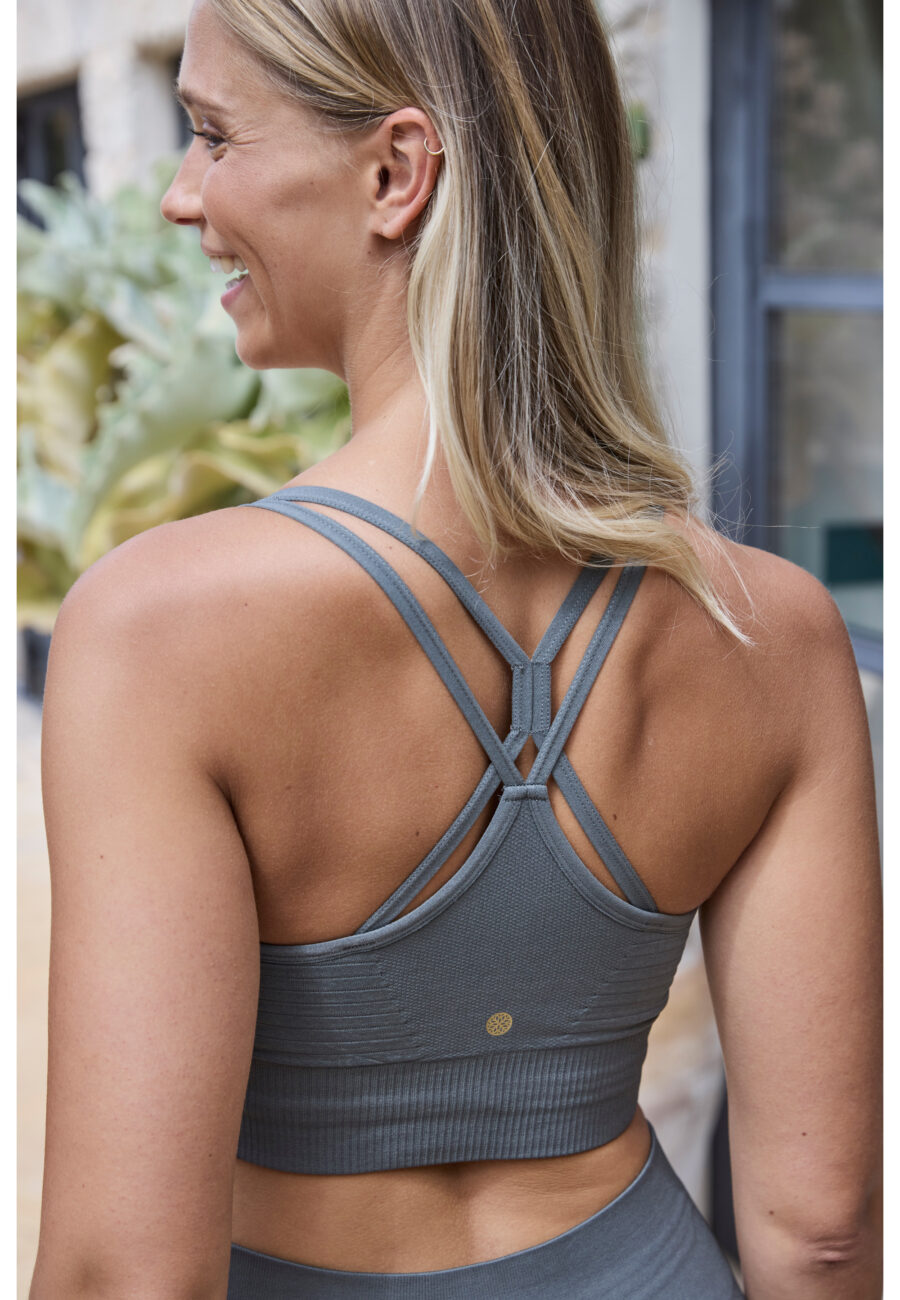 Athlecia Foan Seamless Comfort Sports Bra, Gunmetal