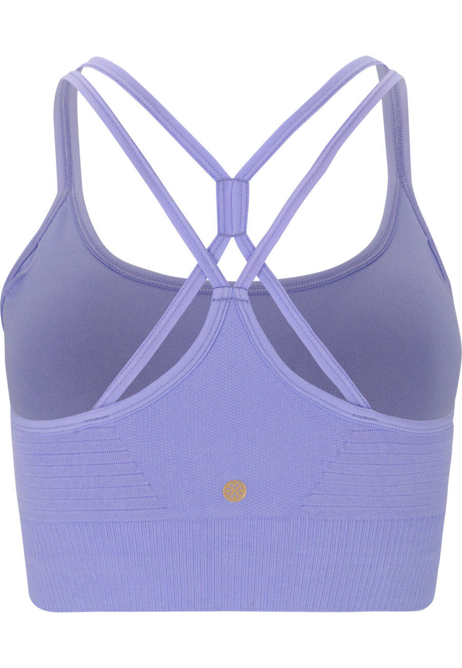 Athlecia Foan Seamless Comfort Sports Bra, Jacaranda - Image 3