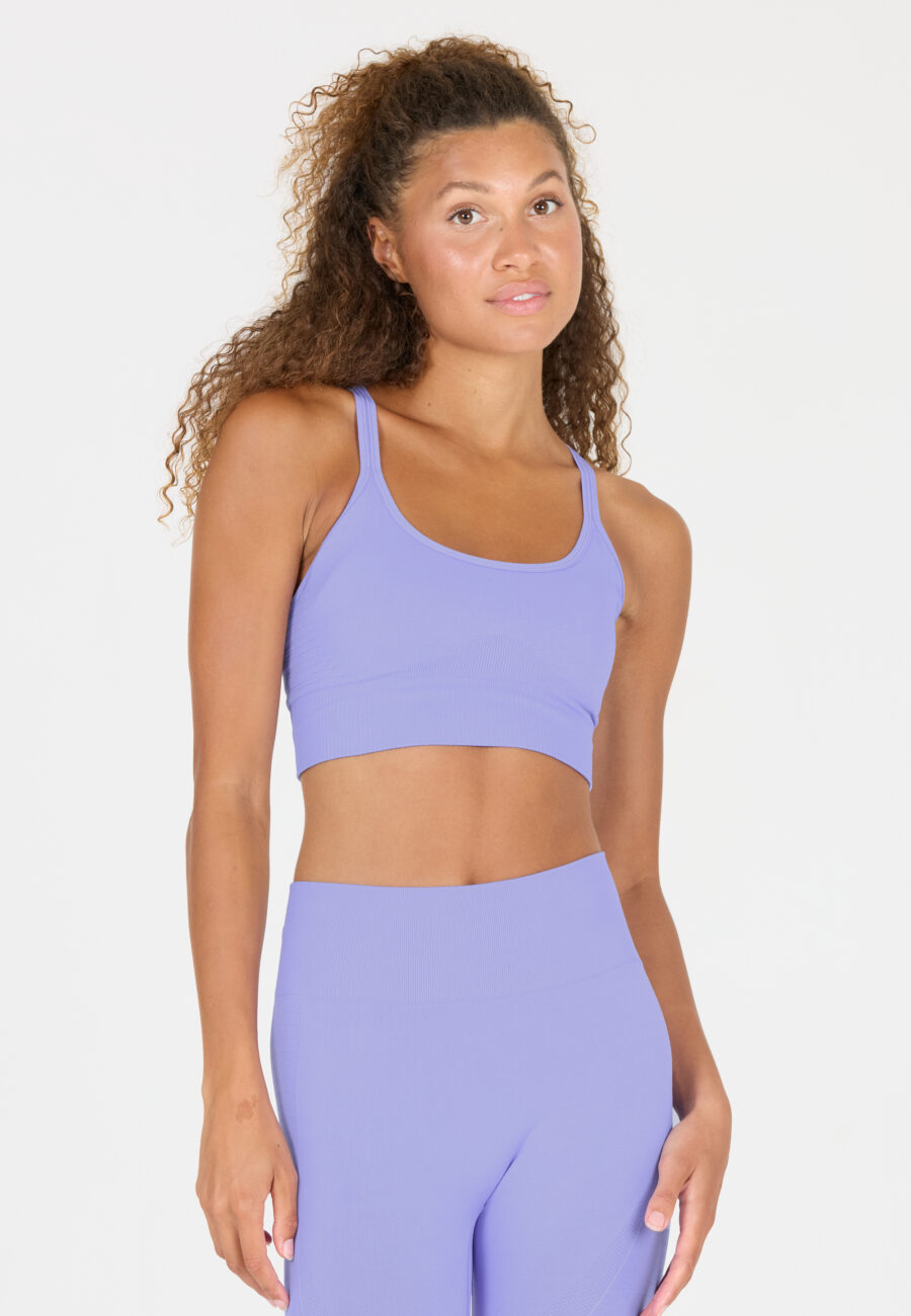 Athlecia Foan Seamless Comfort Sports Bra, Jacaranda