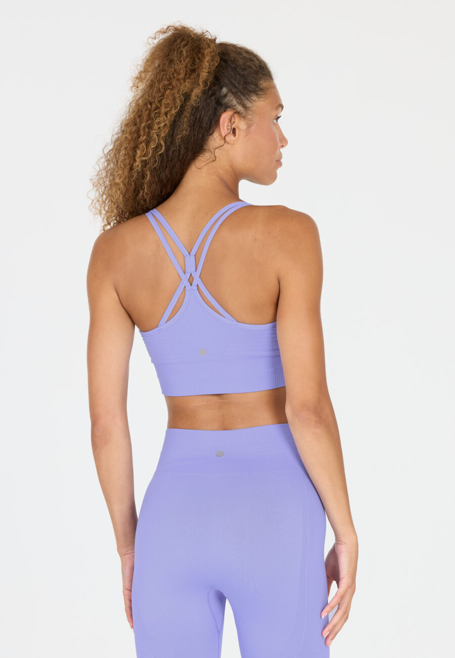 Athlecia Foan Seamless Comfort Sports Bra, Jacaranda - Image 9