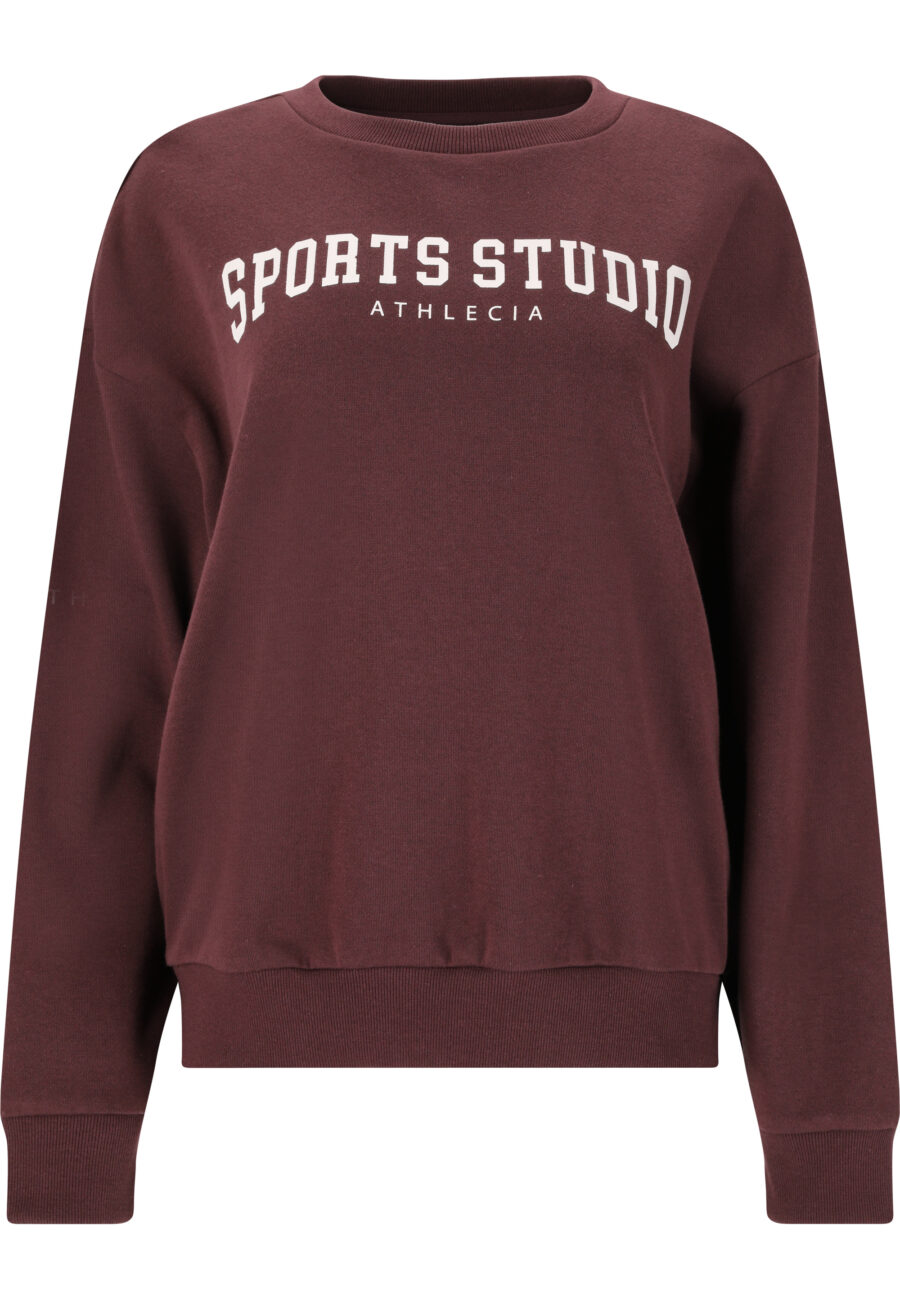 Athlecia Giannis W Crew Neck Sweatshirt, Fudge - Image 8