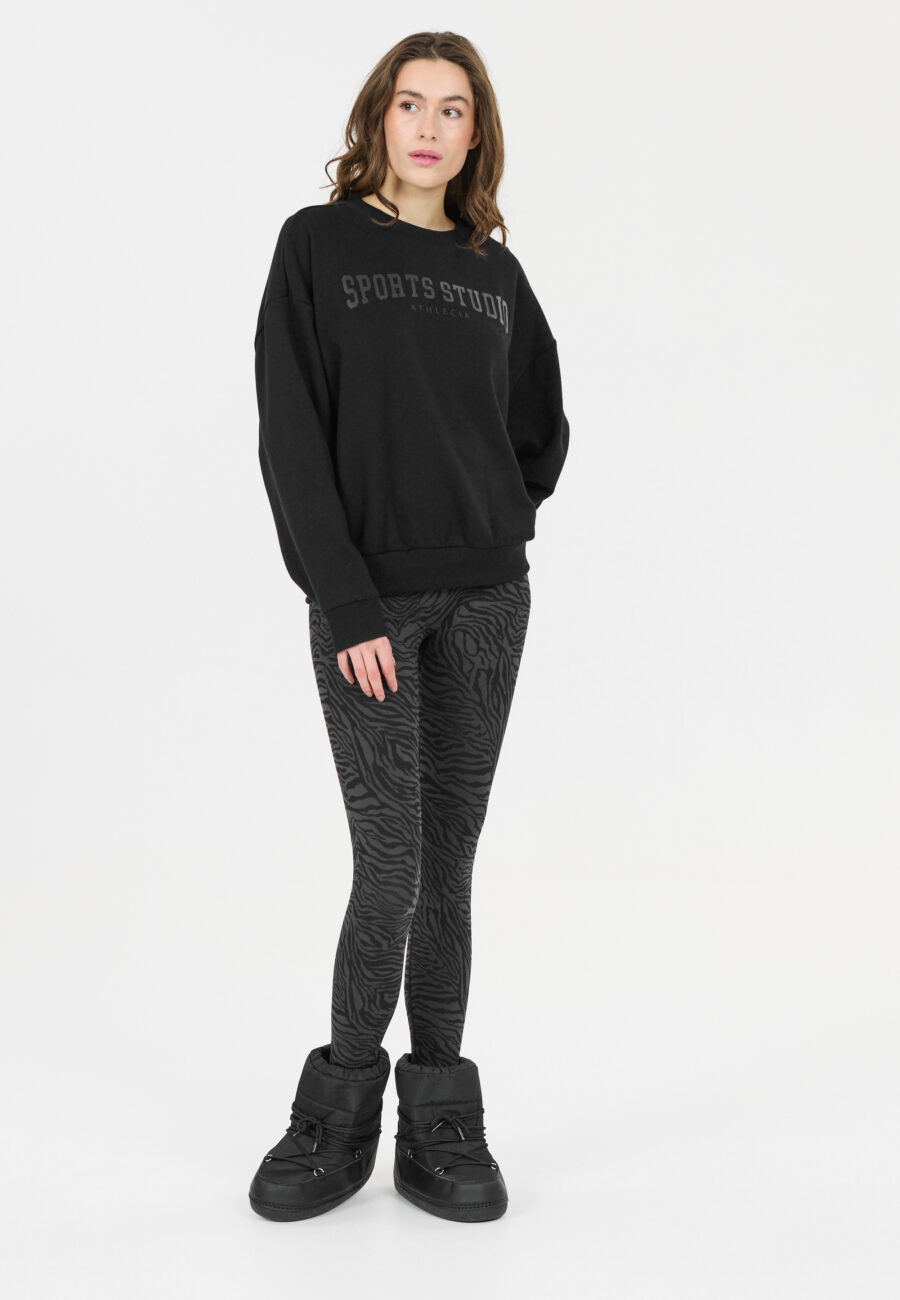 Athlecia Giannis W Crew Neck Sweatshirt, Black - Image 5