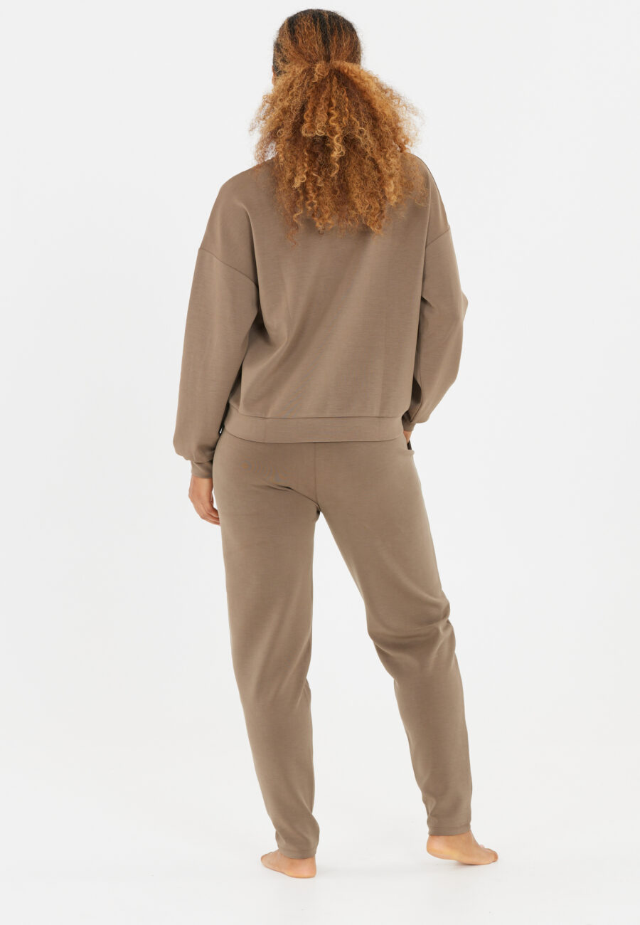 Athlecia Jillnana W Crew Neck Sweatshirt, Walnut - Image 3