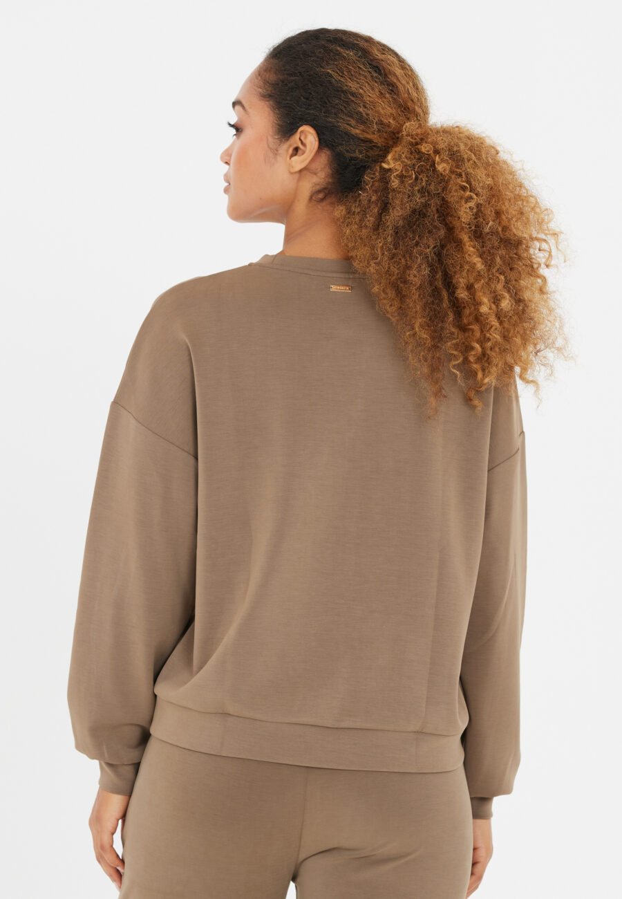 Athlecia Jillnana W Crew Neck Sweatshirt, Walnut - Image 5