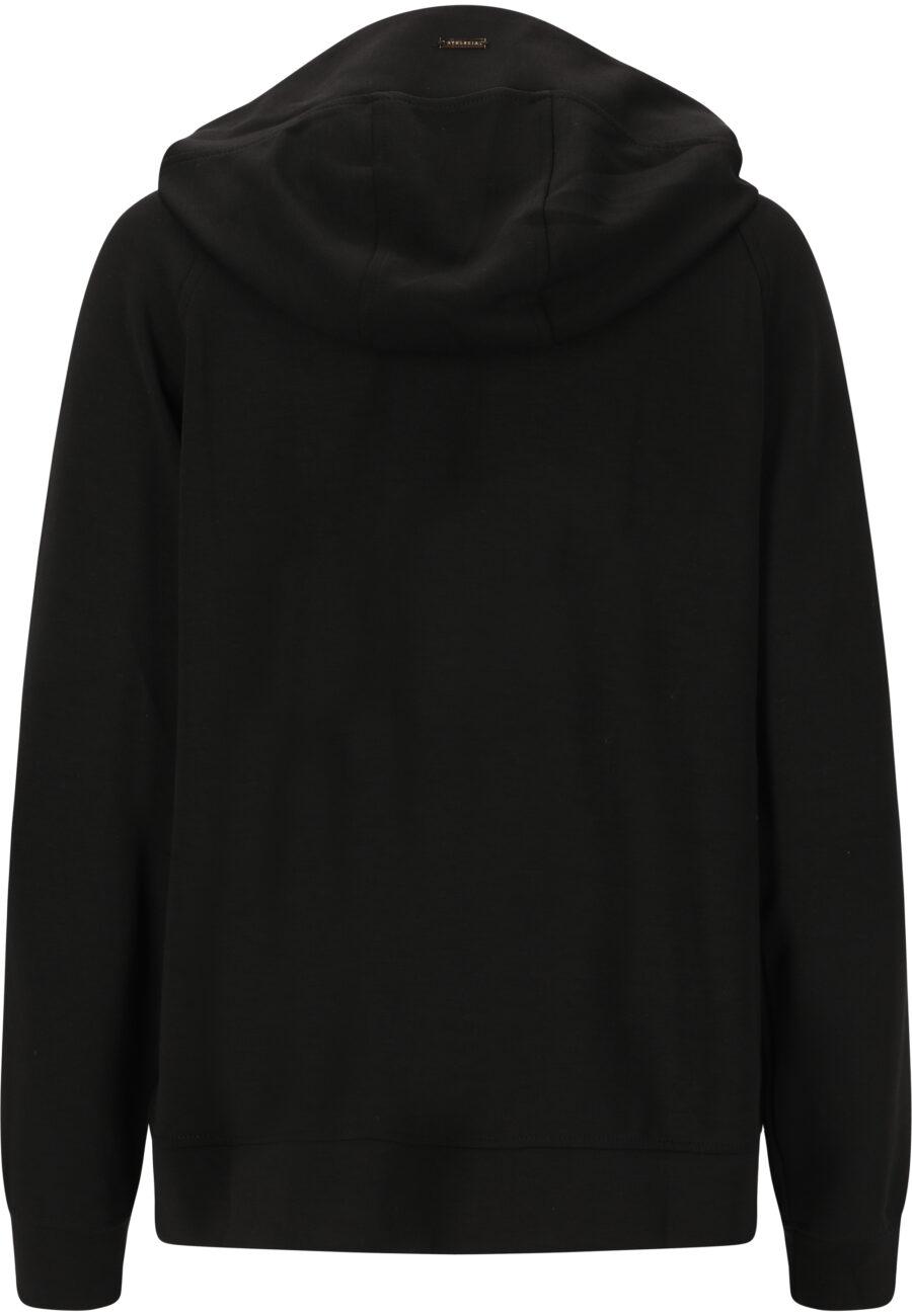 Athlecia Jacey Warm Full Zip Sweatshirt, Black - Image 3