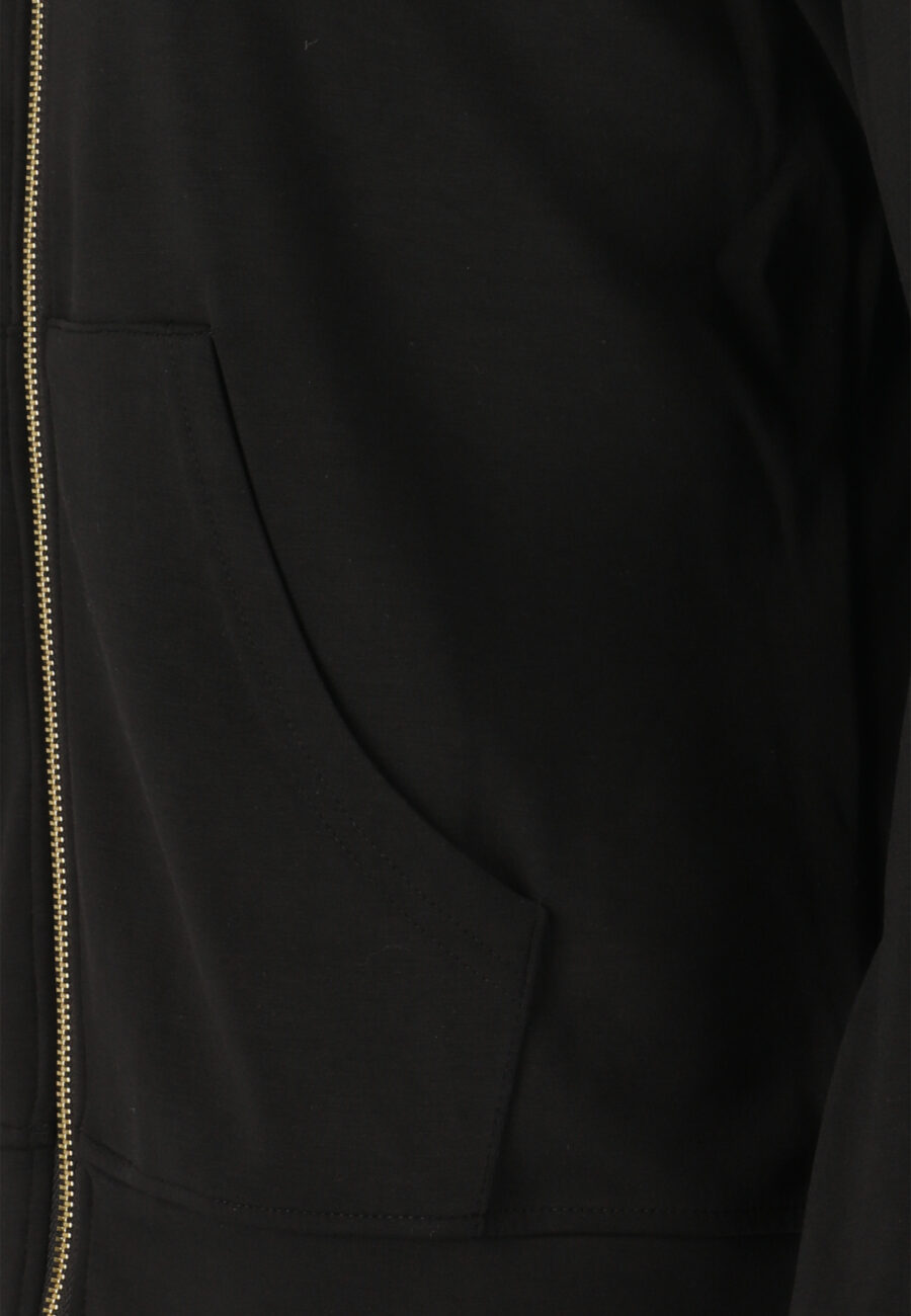 Athlecia Jacey Warm Full Zip Sweatshirt, Black - Image 4