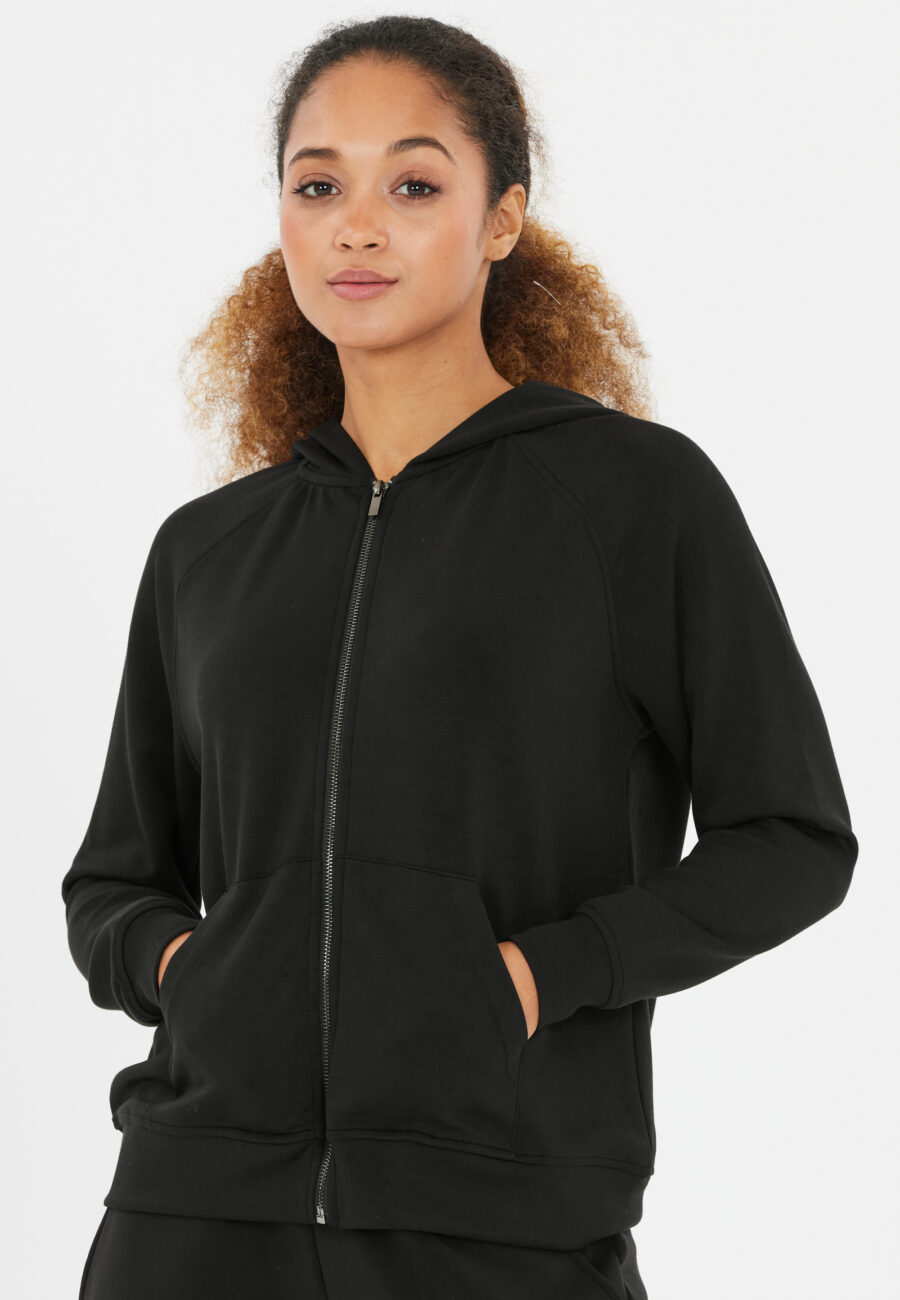 Athlecia Jacey Warm Full Zip Sweatshirt, Black