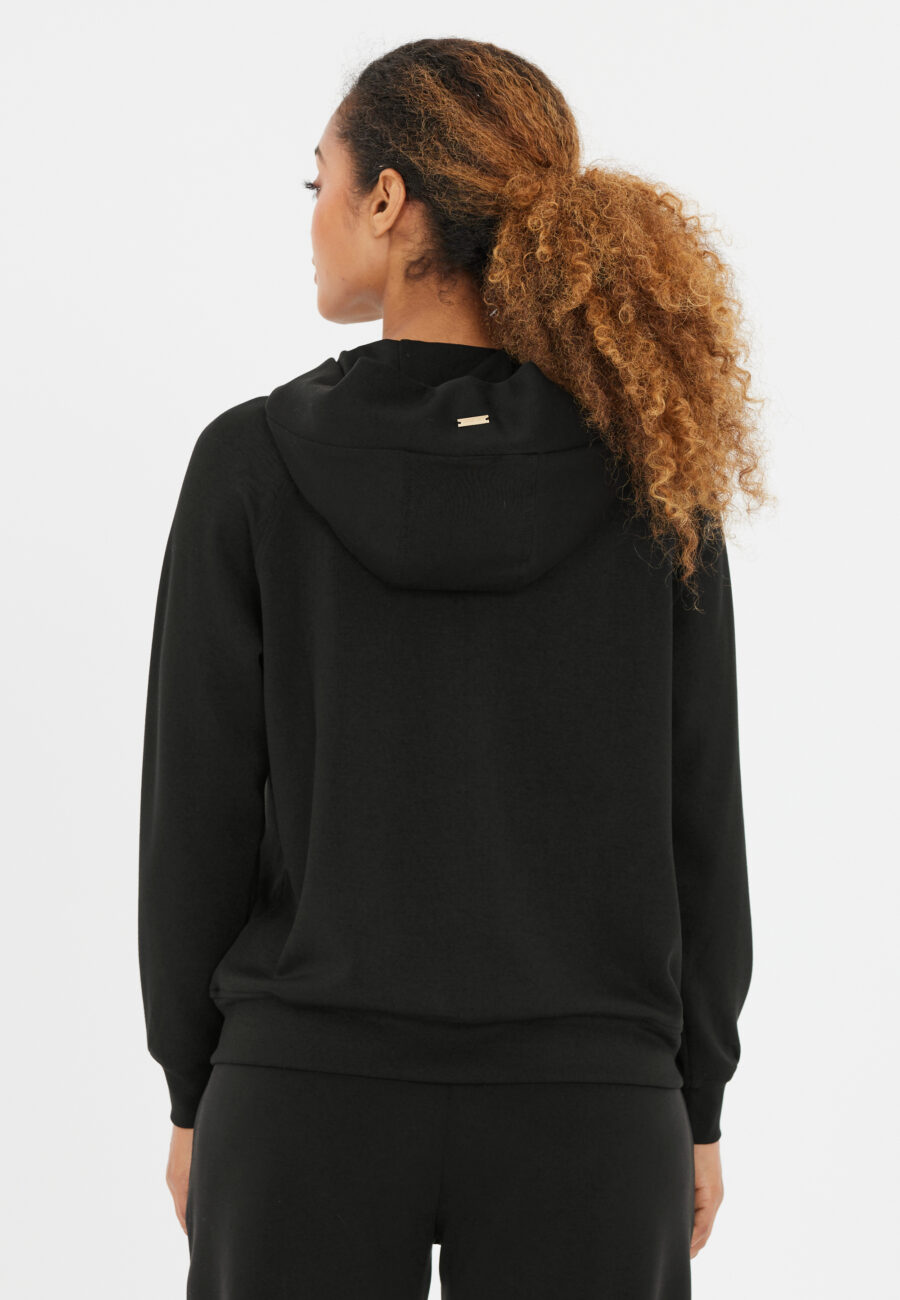 Athlecia Jacey Warm Full Zip Sweatshirt, Black - Image 10