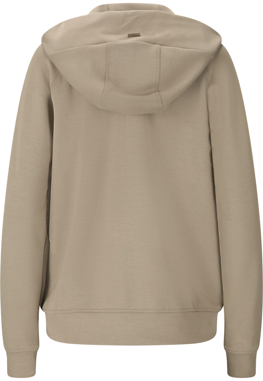 Athlecia Jacey Warm Full Zip Sweatshirt, Vintage Khaki - Image 3