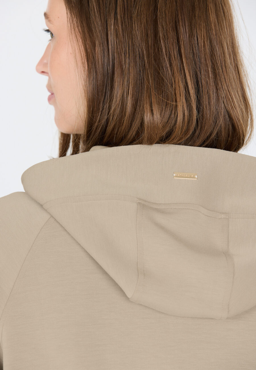 Athlecia Jacey Warm Full Zip Sweatshirt, Vintage Khaki - Image 7