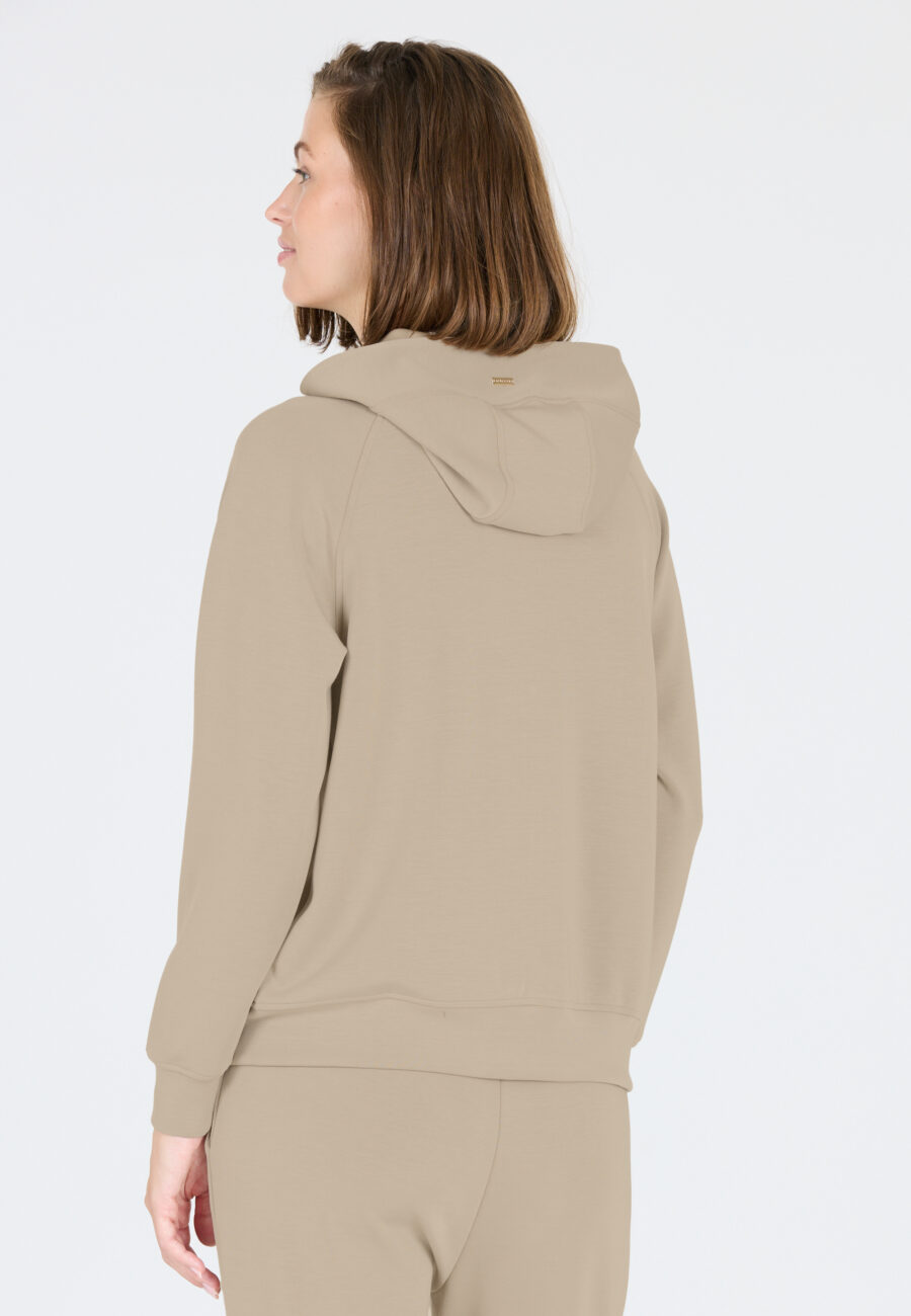 Athlecia Jacey Warm Full Zip Sweatshirt, Vintage Khaki - Image 11