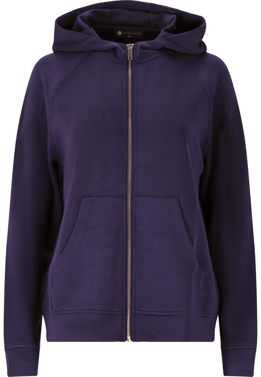 Athlecia Jacey Warm Full Zip Sweatshirt, Eclipse - Image 2