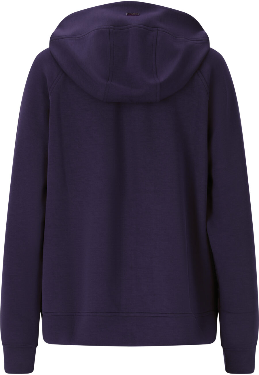 Athlecia Jacey Warm Full Zip Sweatshirt, Eclipse - Image 3
