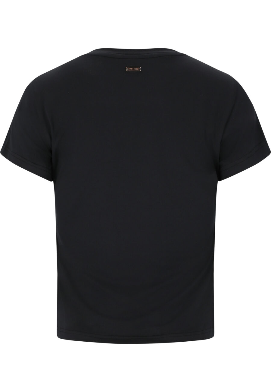 Athlecia Almi Stylish Soft T-shirt, Black - Image 3