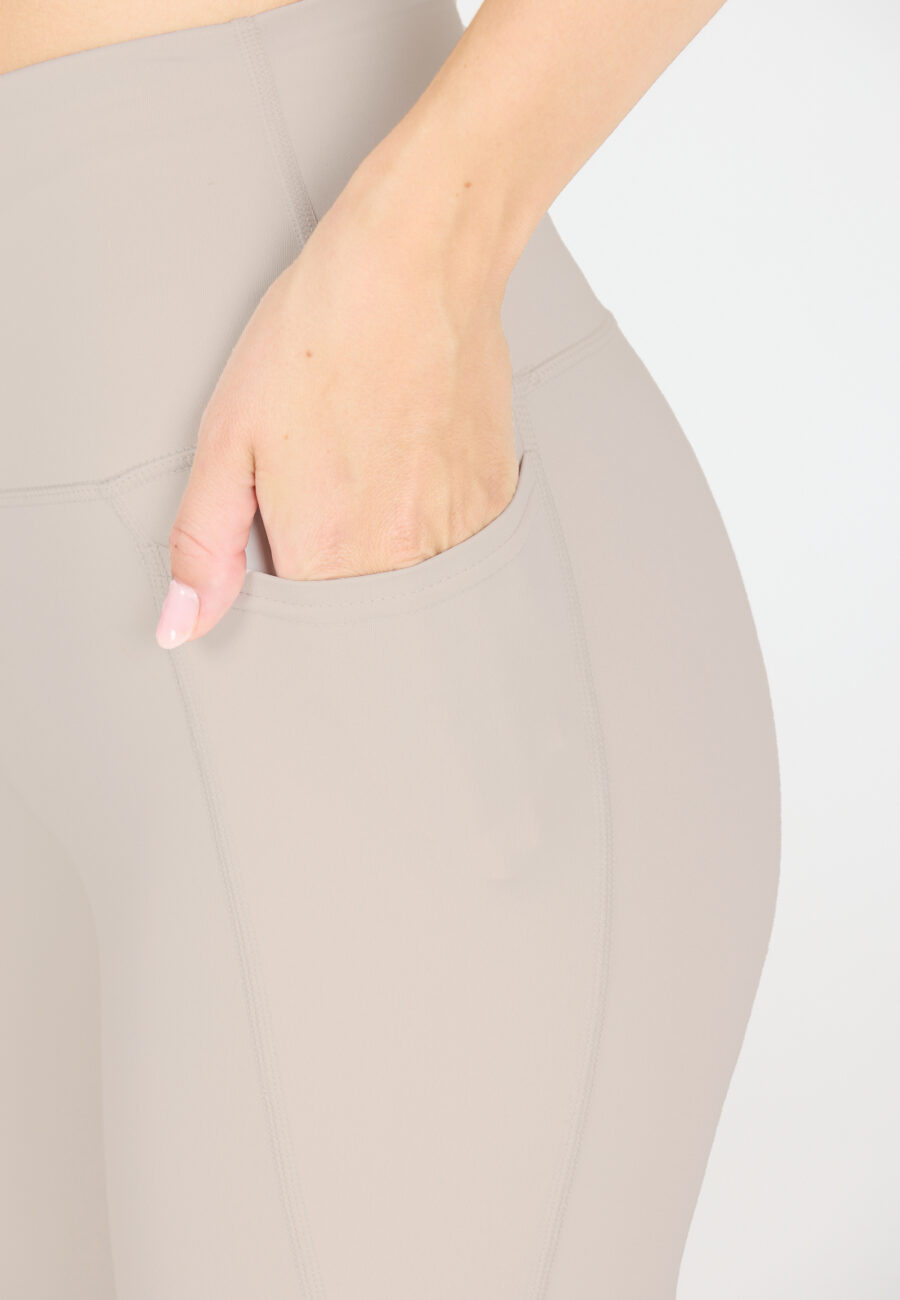 Athlecia Aliya High Waist Pocket Leggings, Lunar Rock - Image 2