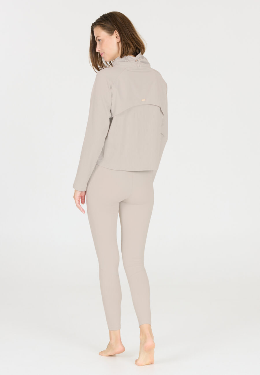 Athlecia Aliya High Waist Pocket Leggings, Lunar Rock - Image 5