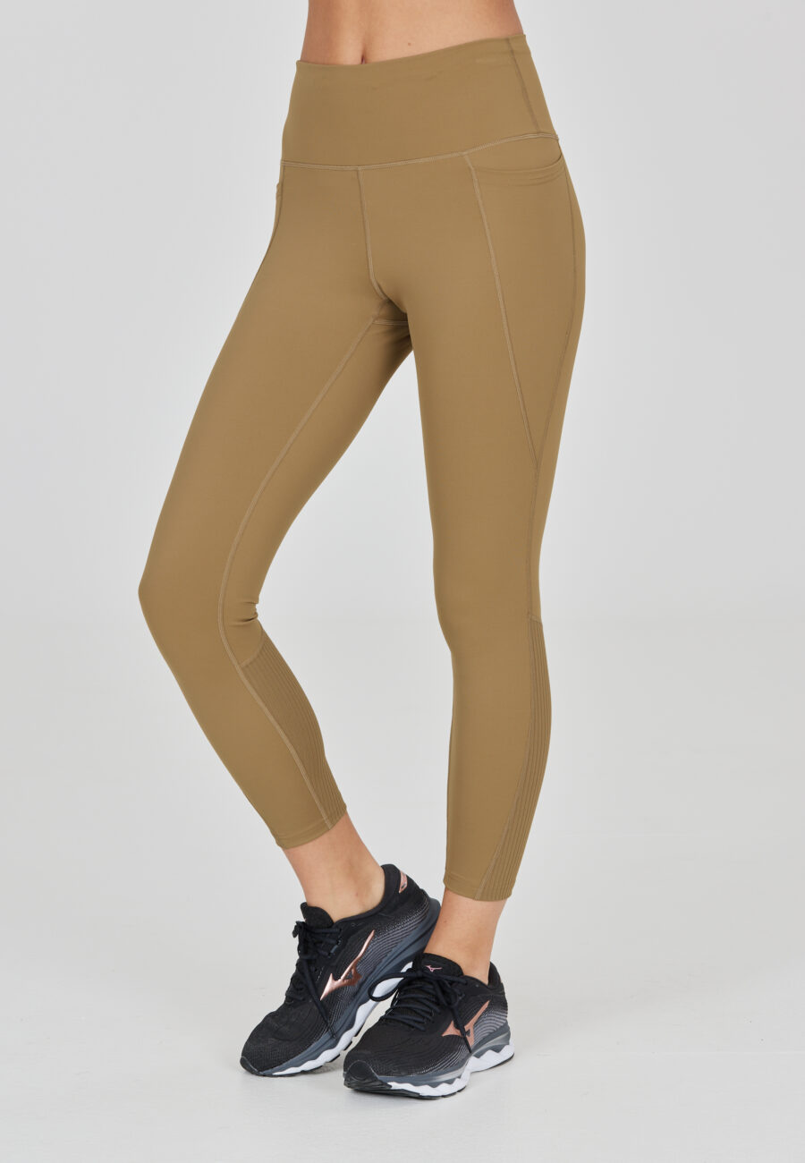 Athlecia Aliya High Waist Pocket Leggings, Sepia Tint