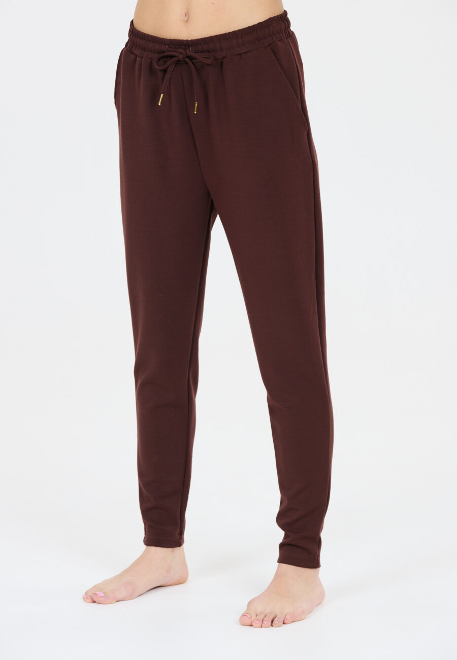 Athlecia Jacey V2 Sweat Pants, Fudge - Image 3