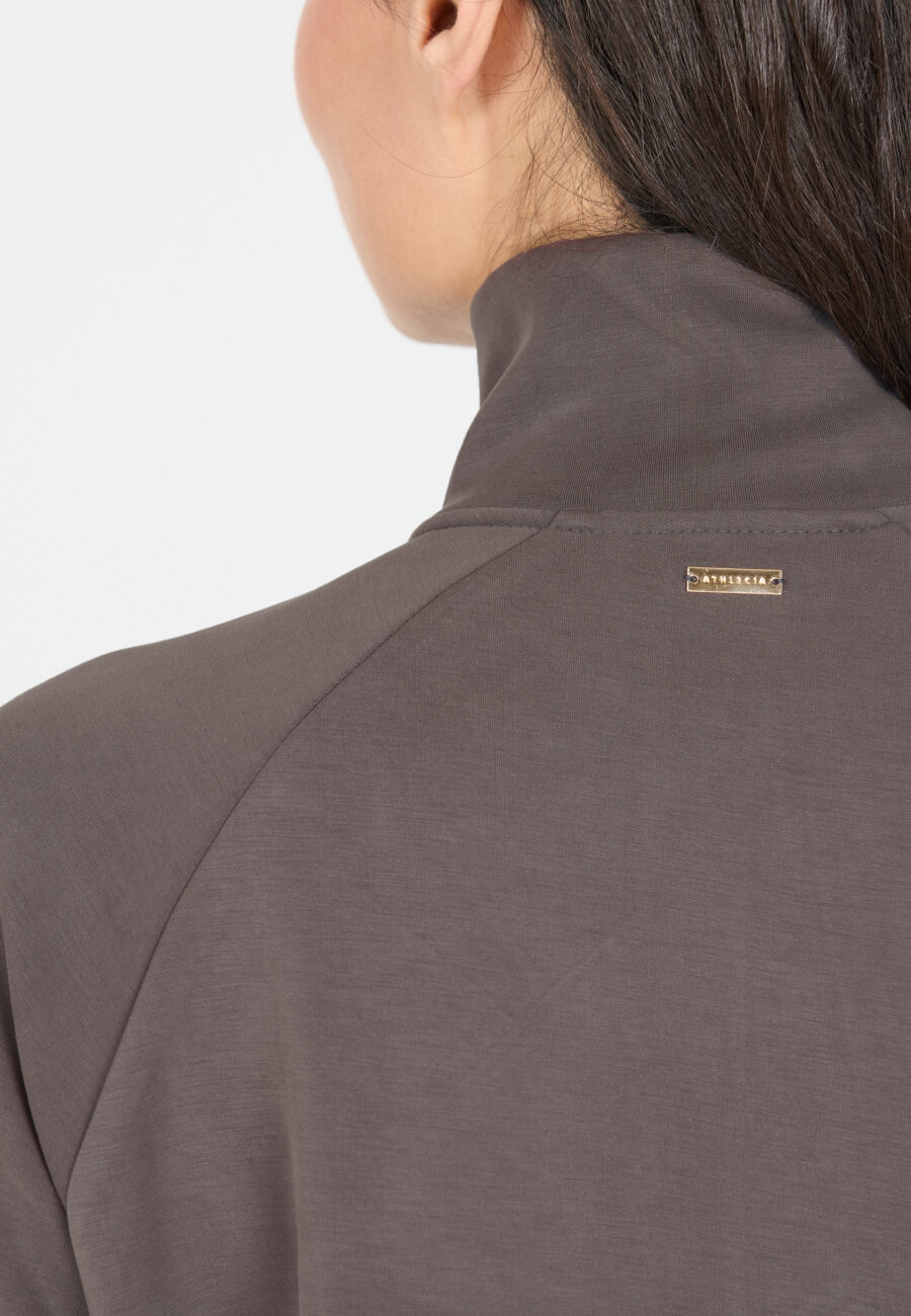 Athlecia Elaina Stylish Comfort Sweatshirt, Dark Concrete - Image 7