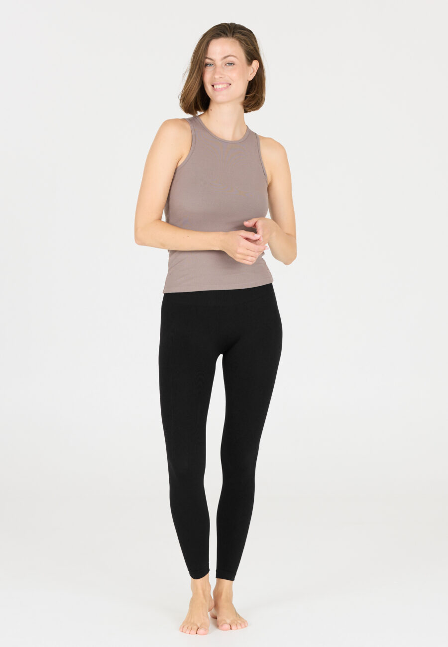 Athlecia Missori Seamless Leggings, Black - Image 6