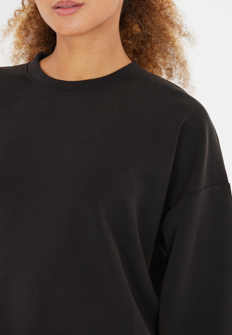 Athlecia Jillnana W Crew Neck Sweatshirt, Black - Image 9