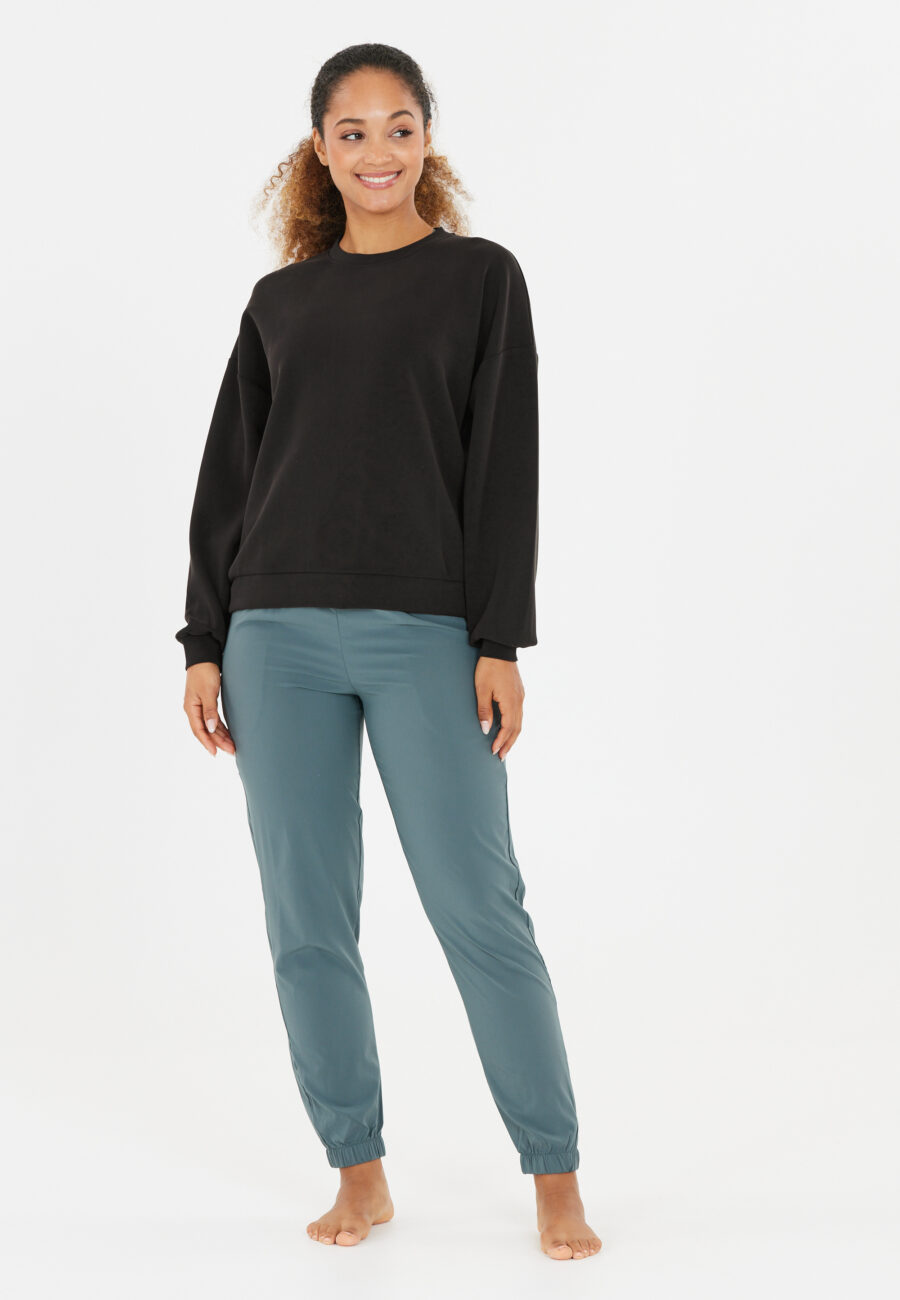 Athlecia Jillnana W Crew Neck Sweatshirt, Black - Image 7