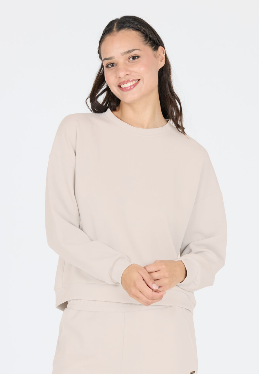 Athlecia Jillnana W Crew Neck Sweatshirt, Lunar Rock