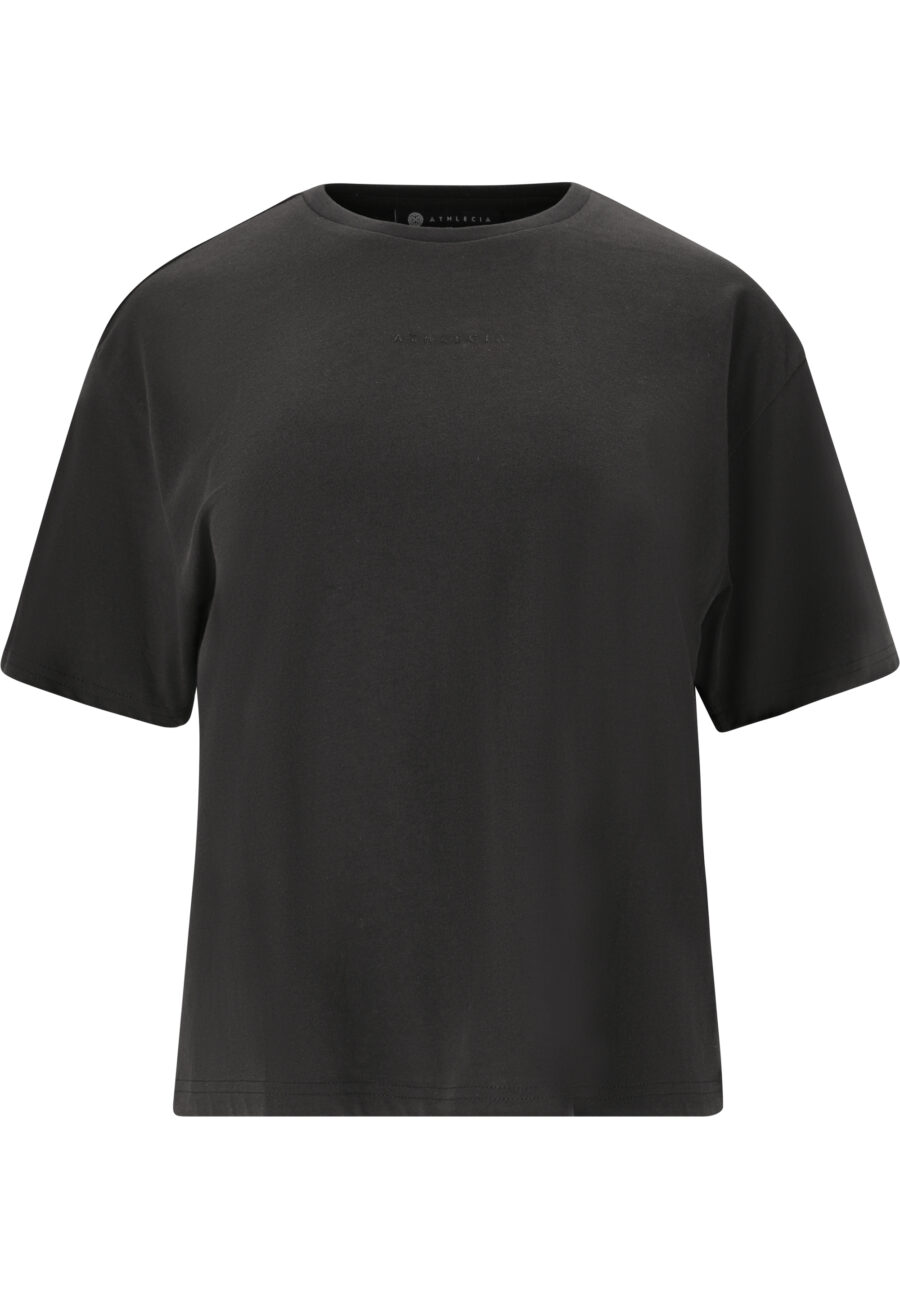 Athlecia Gianna Stylish Short-Sleeve Tee, Black - Image 2
