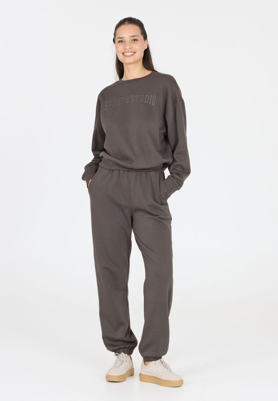 Athlecia Giannis W Comfortable Sweat Pants, Dark Concrete - Image 4