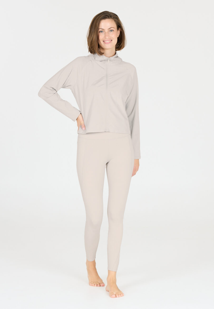 Athlecia Aiana W Stylish Polyester Jacket, Lunar Rock - Image 5