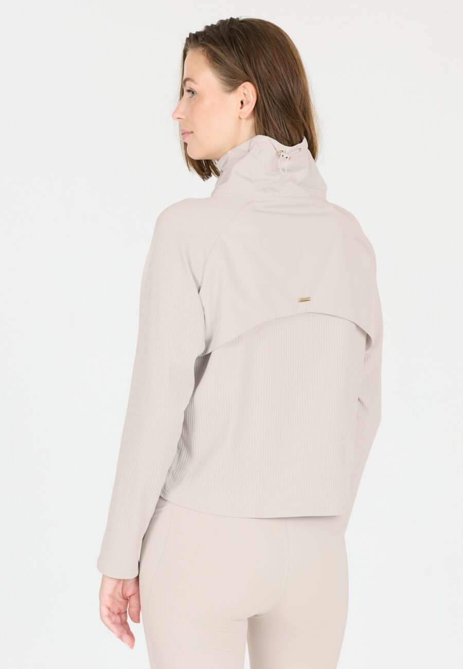 Athlecia Aiana W Stylish Polyester Jacket, Lunar Rock - Image 2