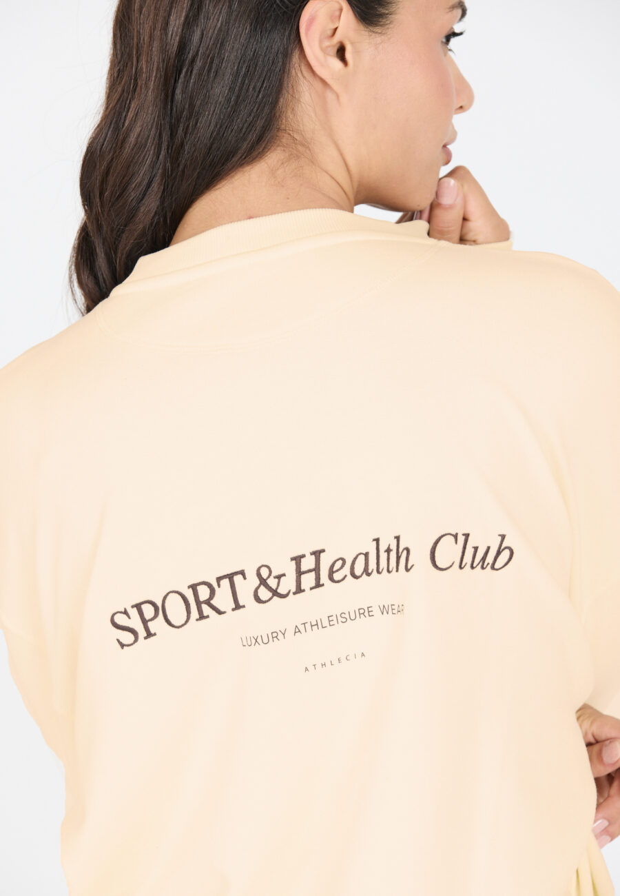 Athlecia Cabell Comfortable Cotton Sweatshirt, Whisper White - Image 2