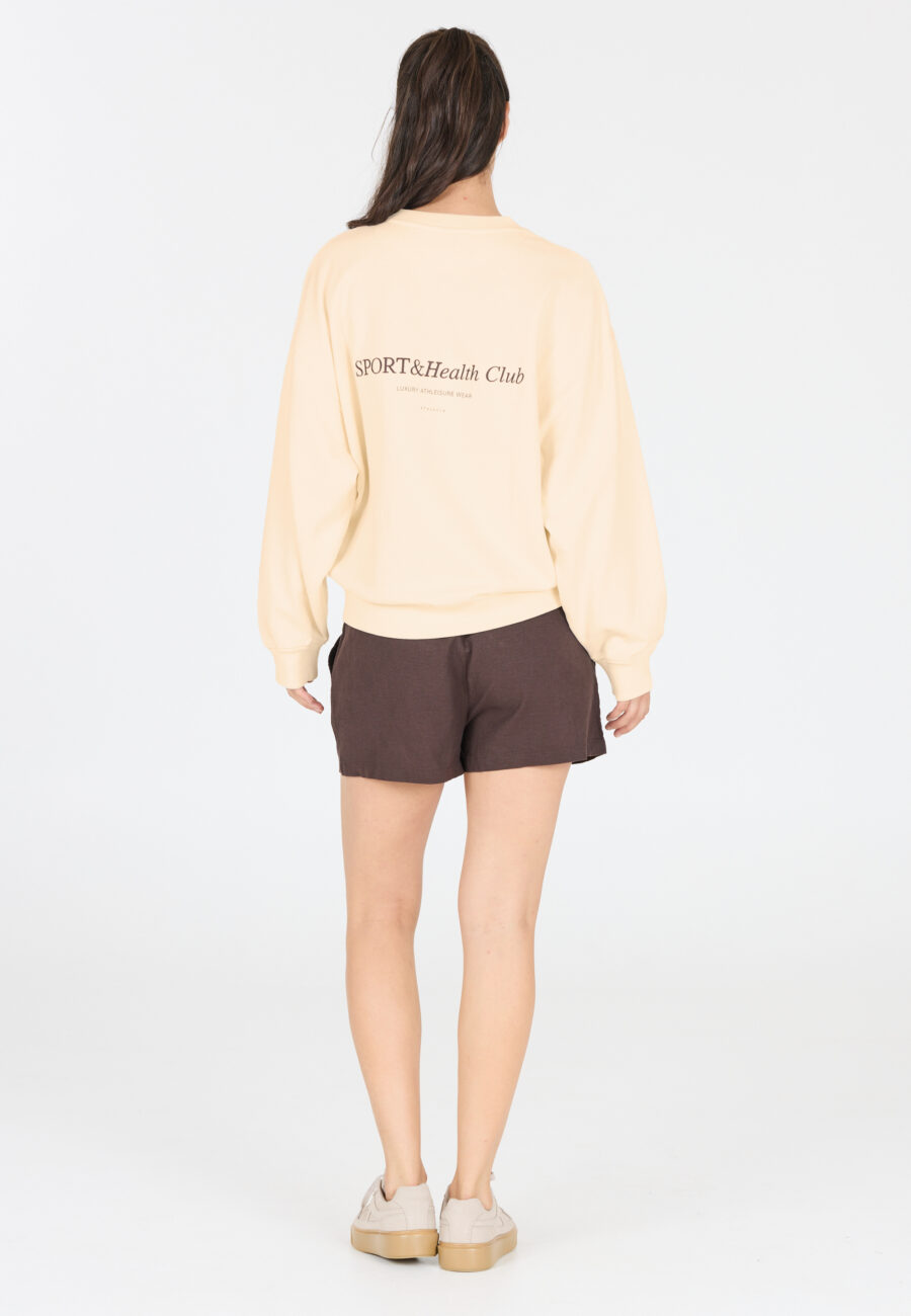 Athlecia Cabell Comfortable Cotton Sweatshirt, Whisper White - Image 4
