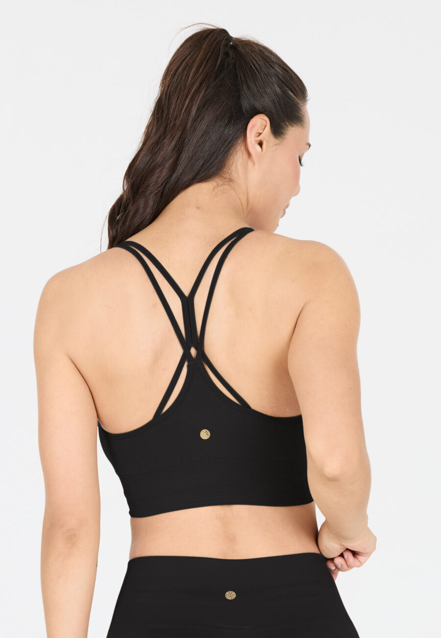 Athlecia Missori V2 Seamless Support Bra, Black - Image 4