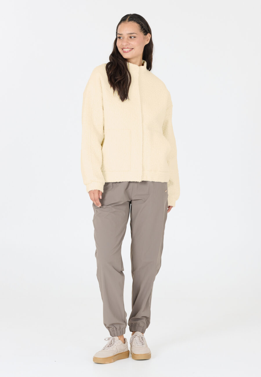 Athlecia Serena W Versatile Bomber Jacket, Whisper White - Image 6