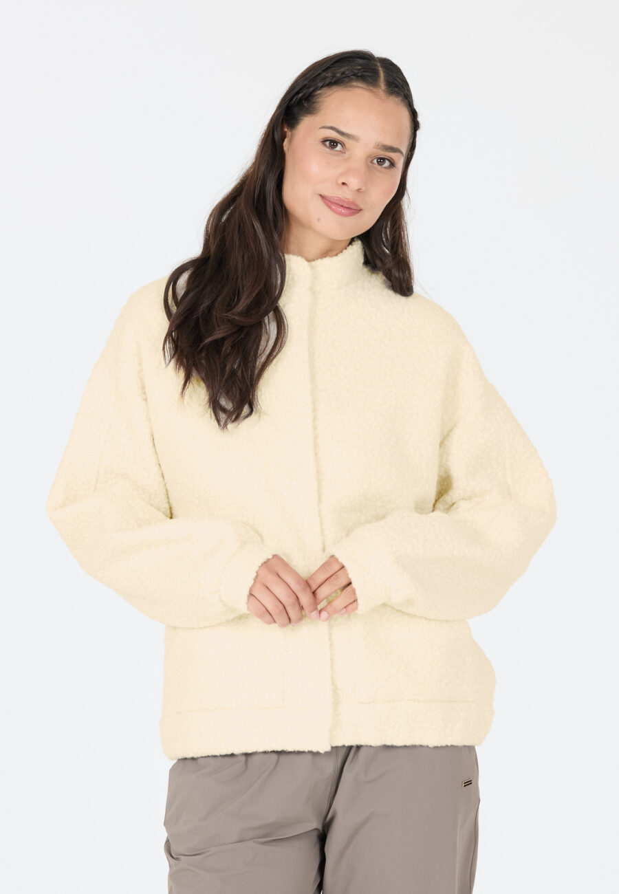 Athlecia Serena W Versatile Bomber Jacket, Whisper White