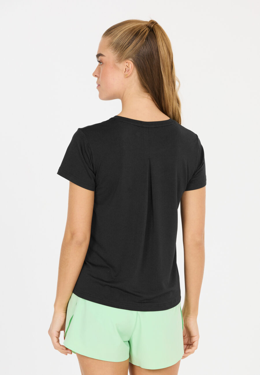 Athlecia Pacy Stylish Short Sleeve T-Shirt, Black - Image 4