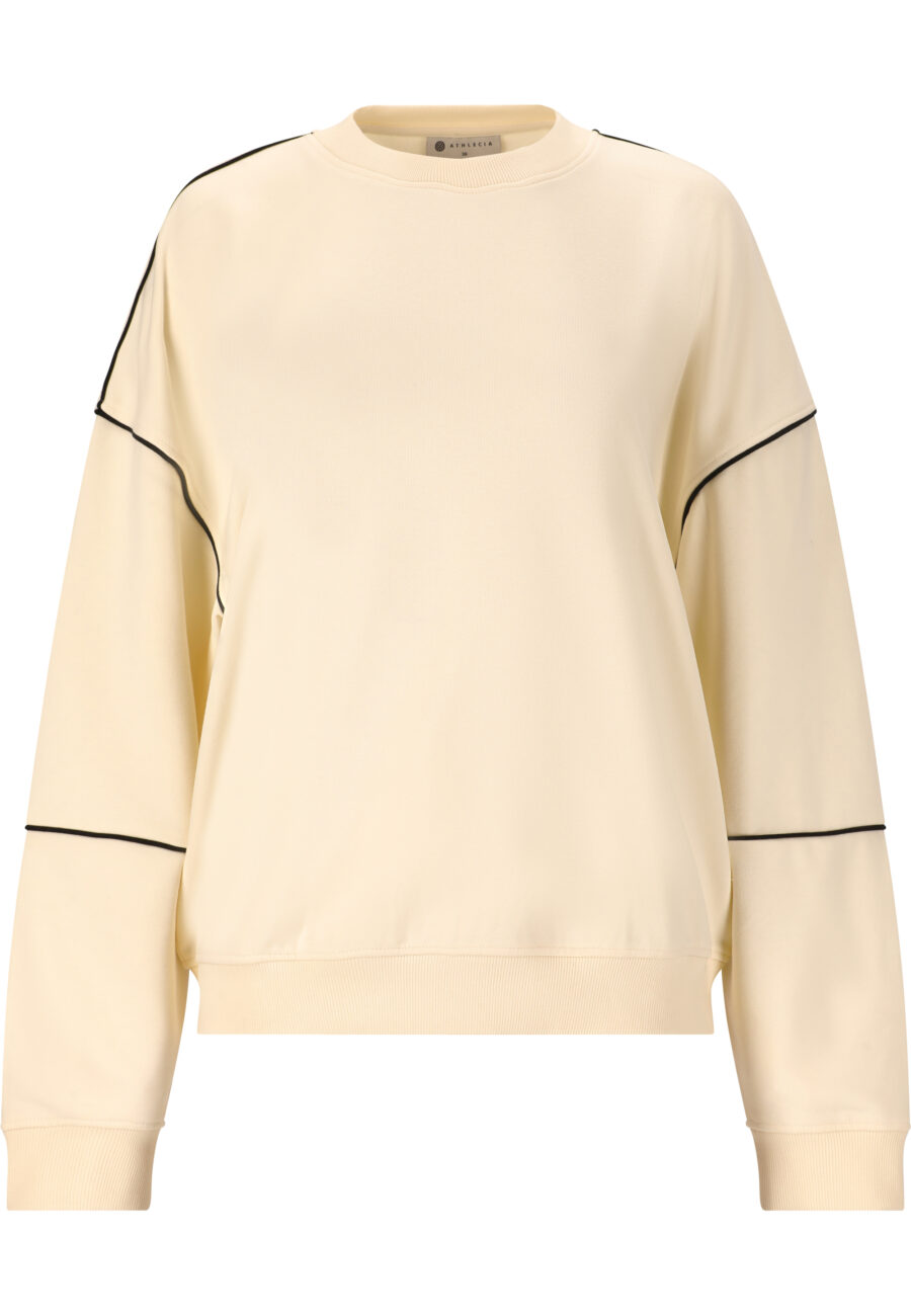 Athlecia Nandy Comfortable Sweatshirt, Whisper White - Image 3