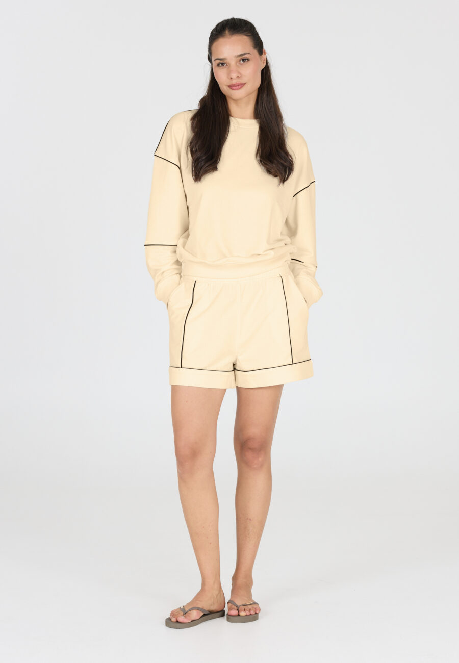 Athlecia Nandy Comfortable Shorts, Whisper White - Image 7