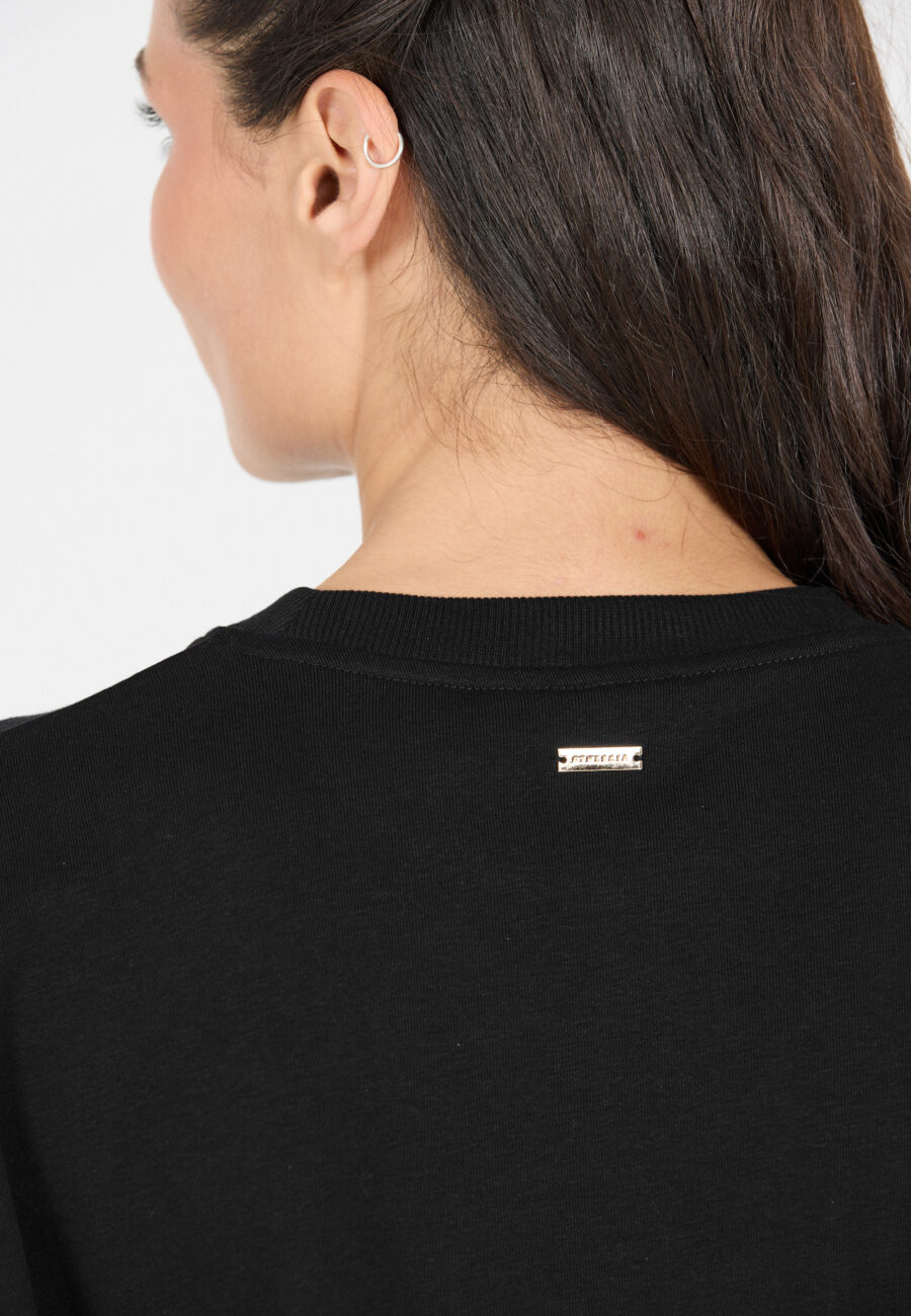Athlecia Crecy W Cozy Crew Neck Sweatshirt, Black - Image 3