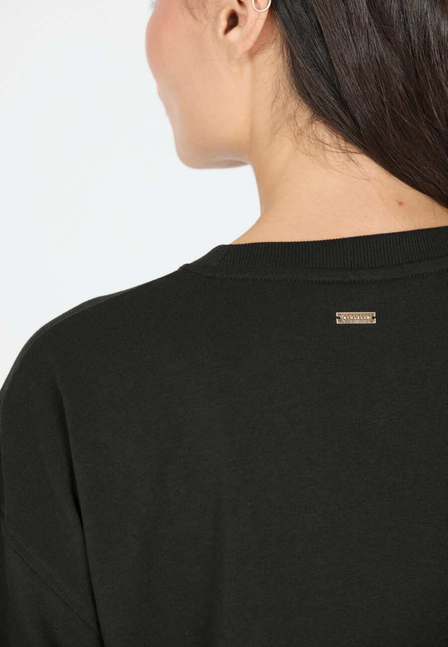 Athlecia Crecy Stylish Short Sleeve T-shirt, Black - Image 6