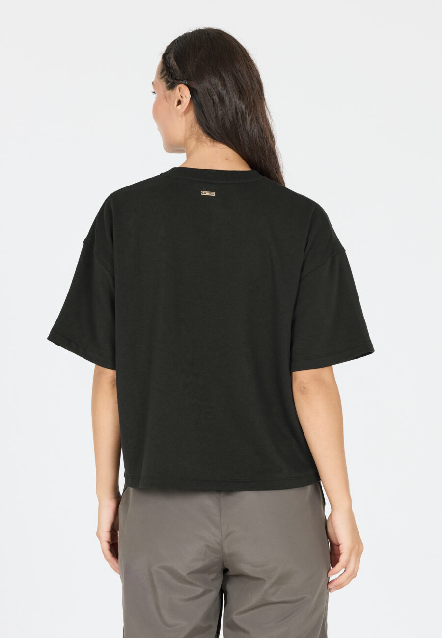 Athlecia Crecy Stylish Short Sleeve T-shirt, Black - Image 10