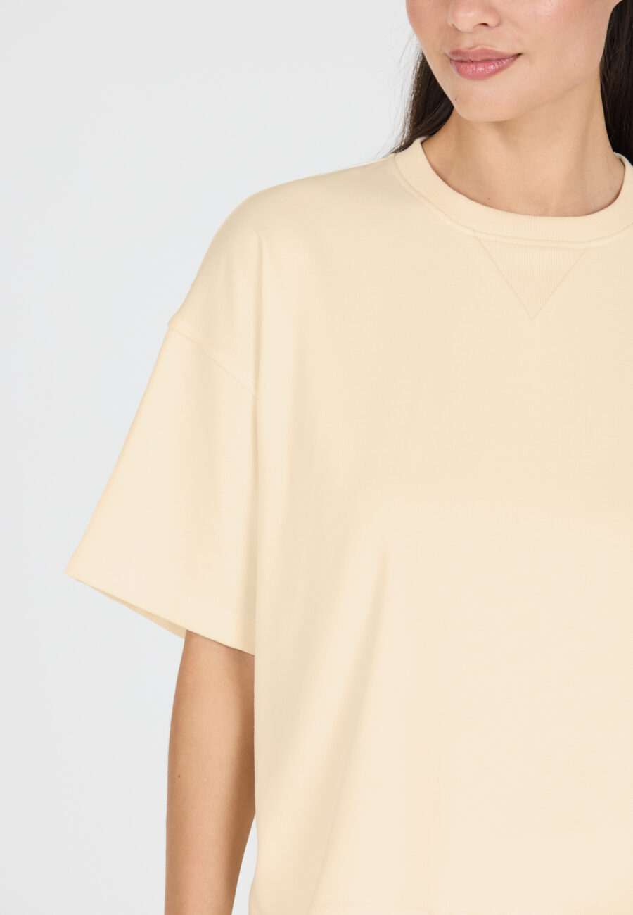 Athlecia Crecy Stylish Short Sleeve T-shirt, Whisper White - Image 2