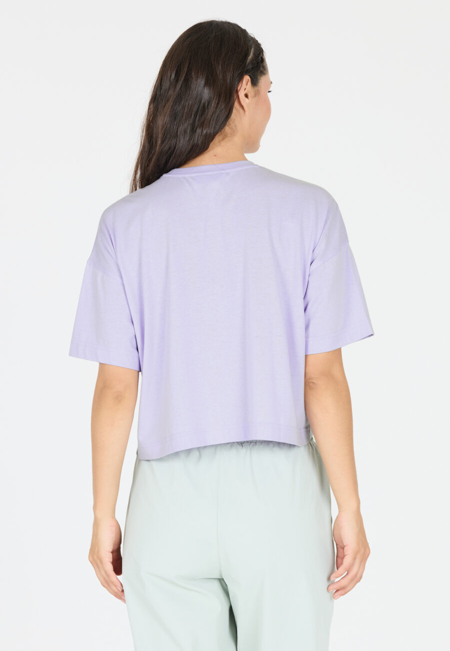 Athlecia Reynolds Soft Cotton Blend T-Shirt, Purple Heather - Image 9