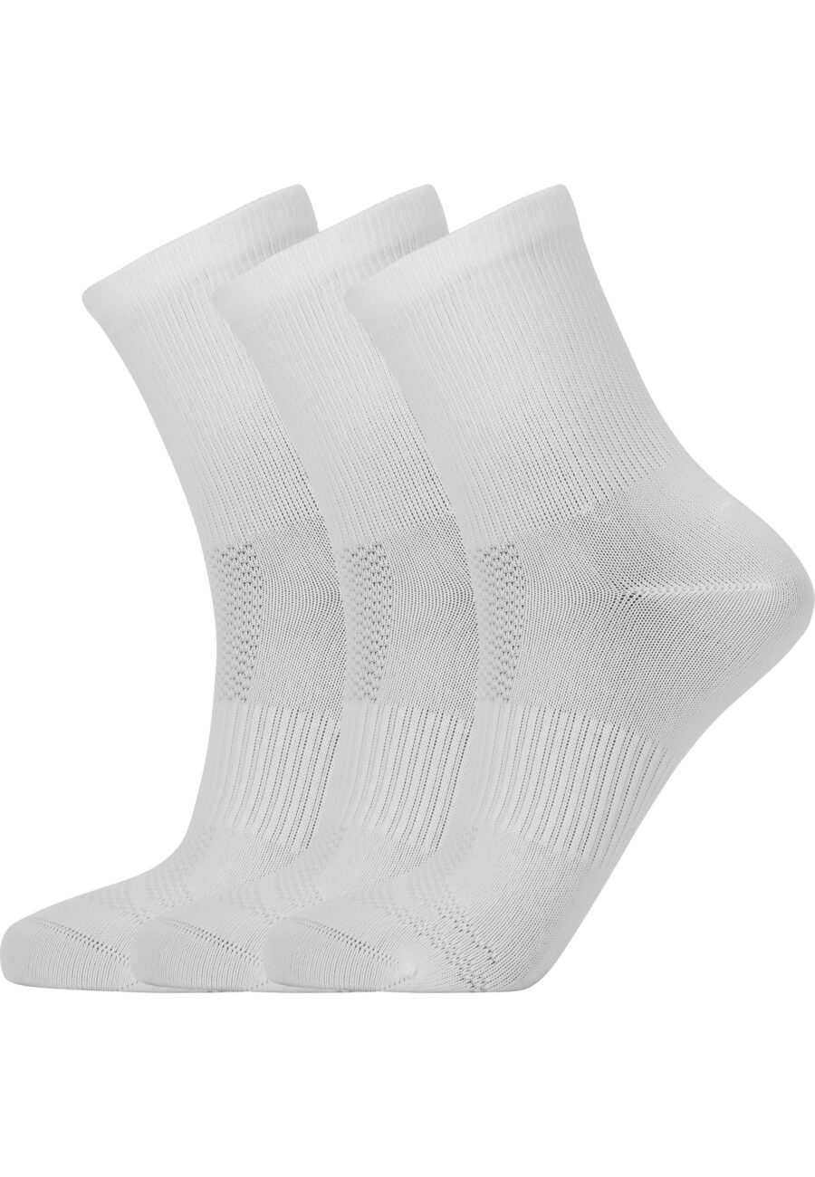 Athlecia Diaz Performance Sock Duo Pack, White - Image 2