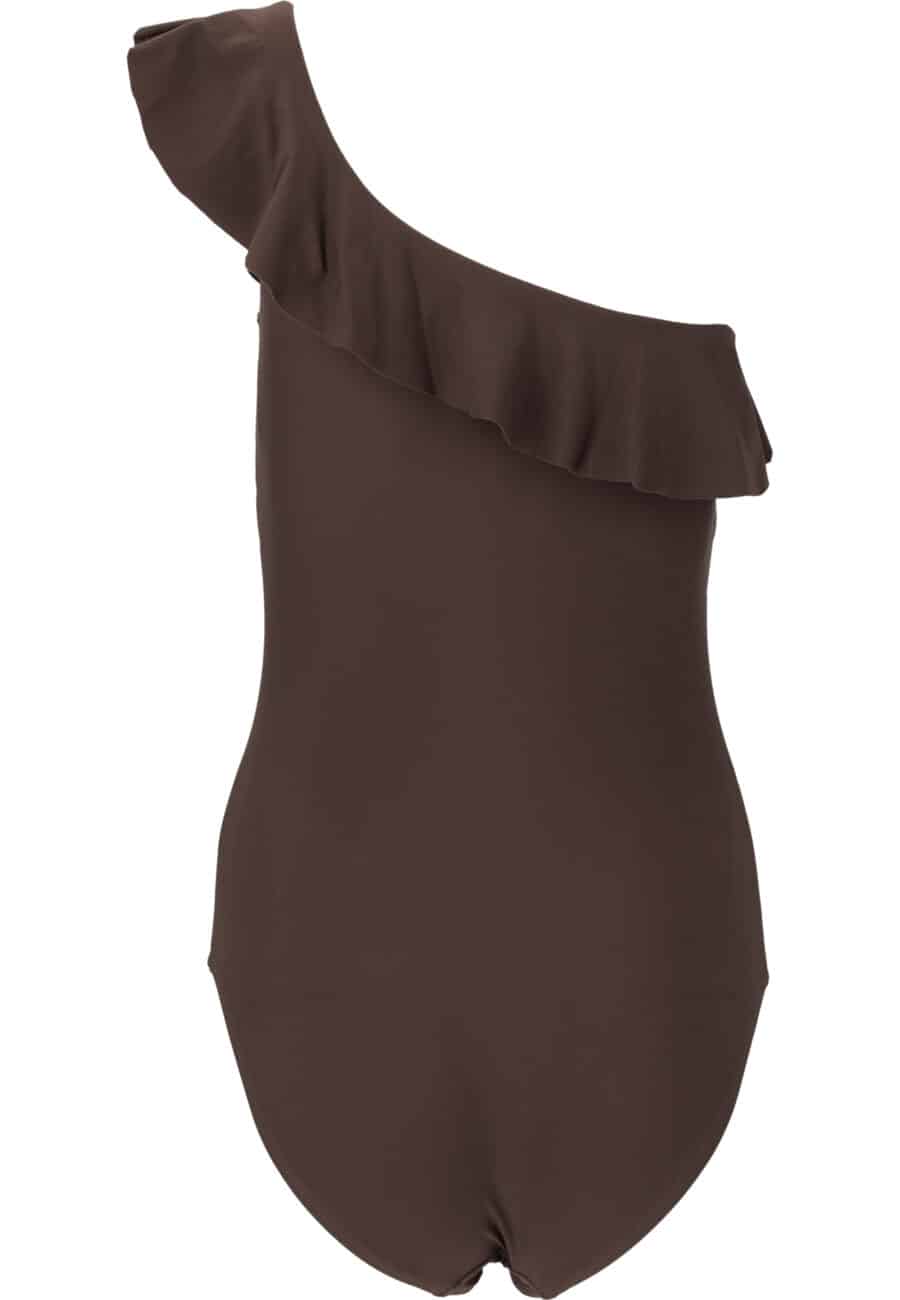 Athlecia Aralei One Shoulder Swimsuit, Java - Image 3