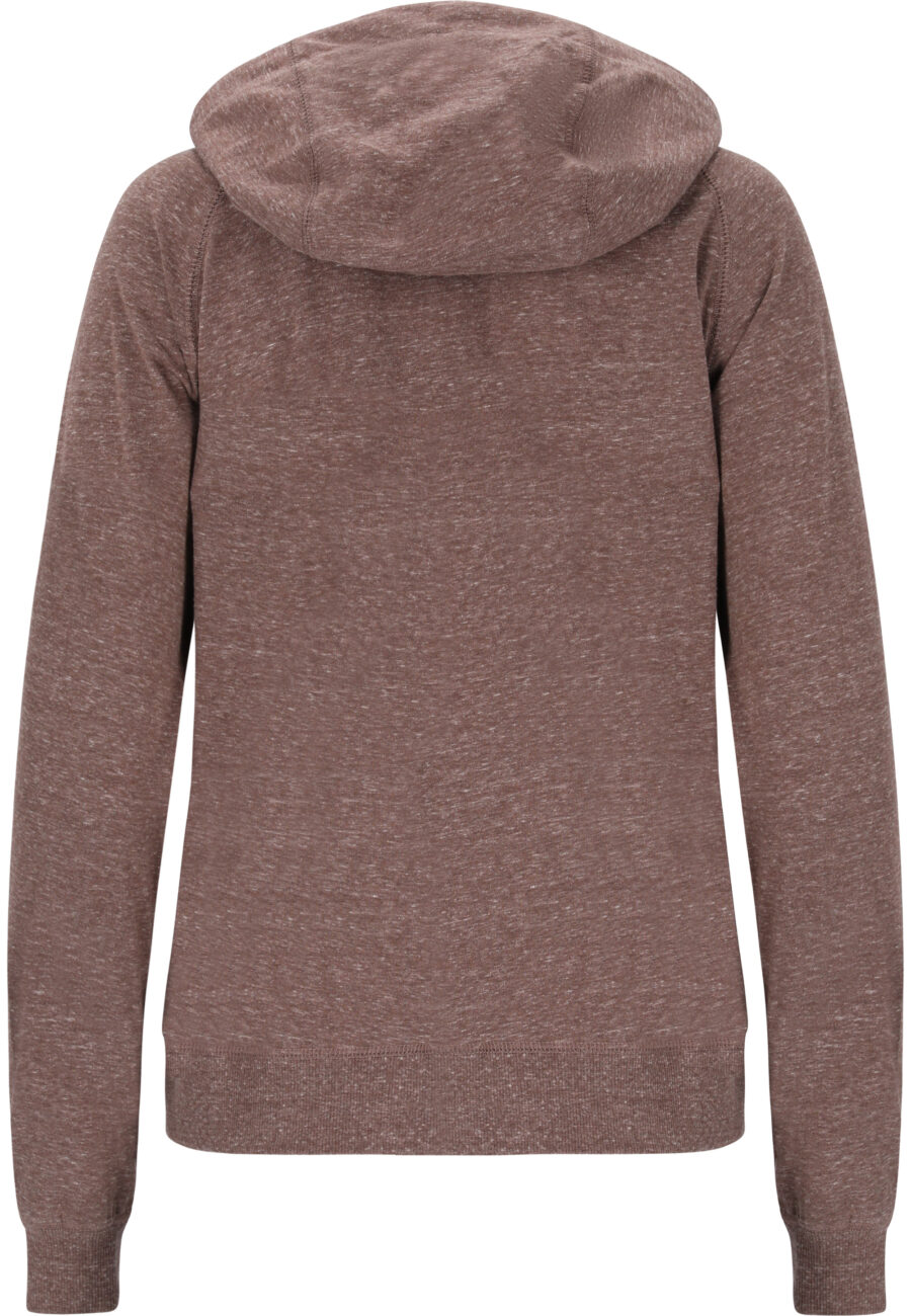 Athlecia Chestine Melange Hoodie Sweatshirt, Deep Taupe - Image 3