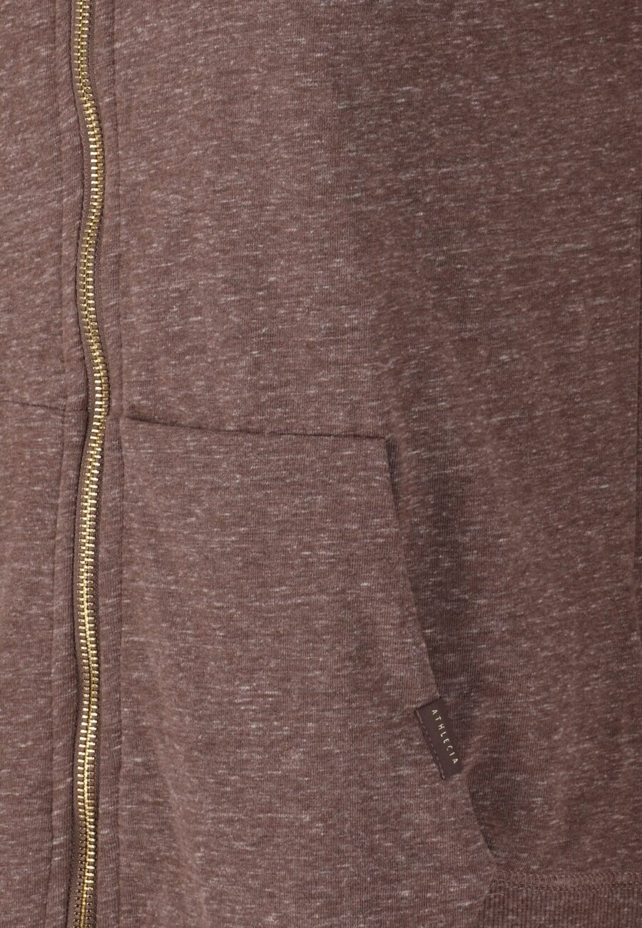 Athlecia Chestine Melange Hoodie Sweatshirt, Deep Taupe - Image 4