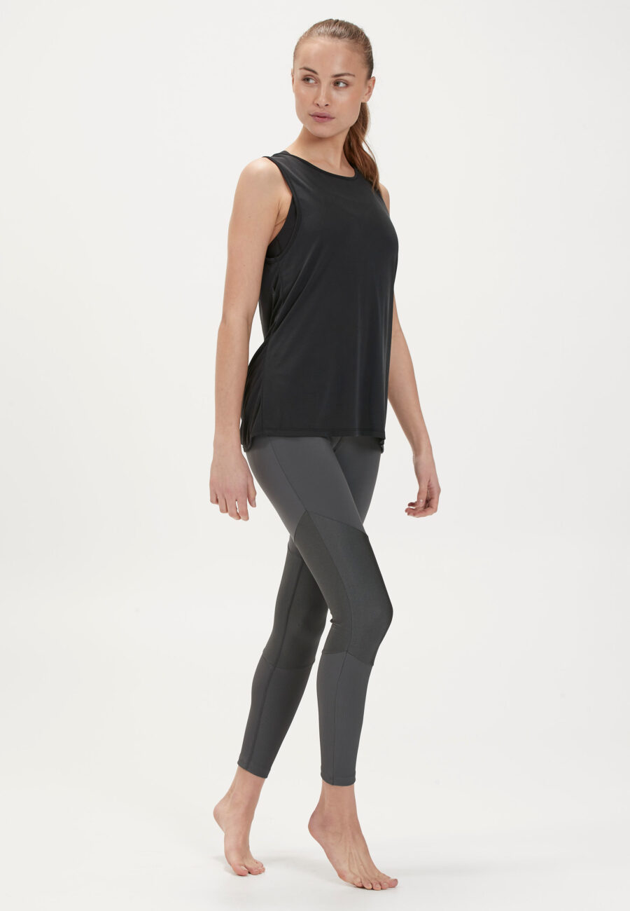 Athlecia Susar Stylish Knot Front Top, Black - Image 6